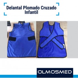 DELANTAL CRUZADO PLOMADO INFANTIL