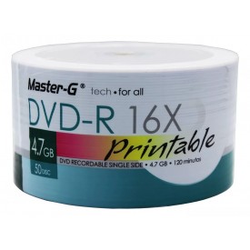 DVD IMPRIMIBLE MASTER G 16x 50 Un