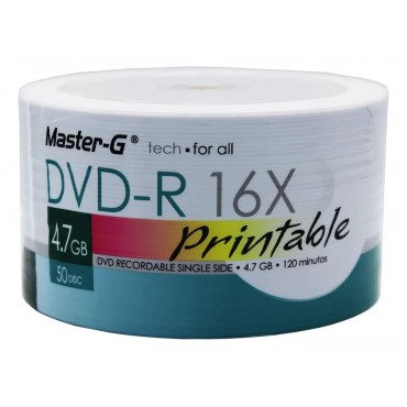 DVD IMPRIMIBLE MASTER G 16x 50 Un